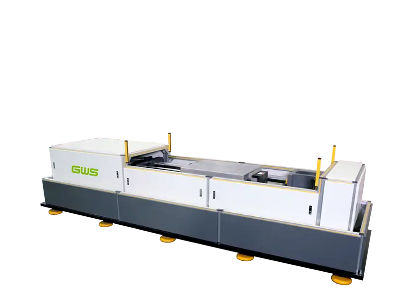 Sistema neumático de prueba de choque horizontal GWS12